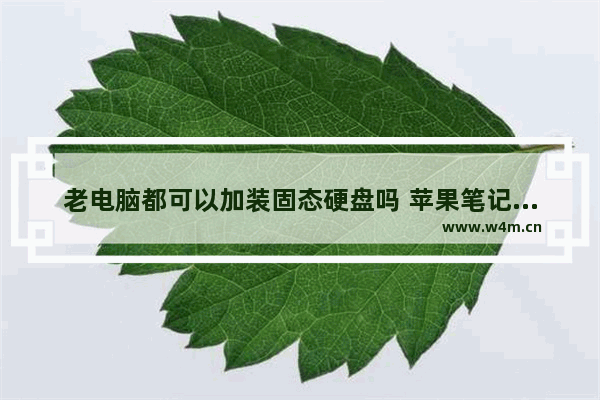 老电脑都可以加装固态硬盘吗 苹果笔记本更换固态硬盘能不能自己换