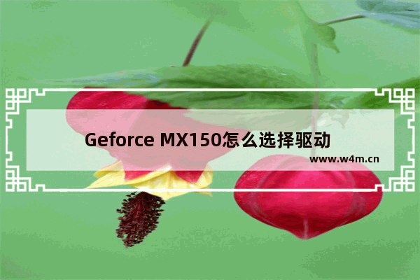 Geforce MX150怎么选择驱动 MX150显卡驱动