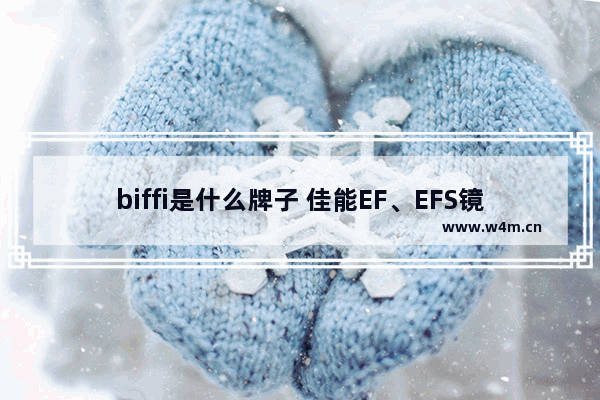 biffi是什么牌子 佳能EF、EFS镜头有什么区别