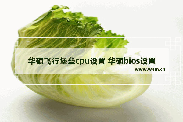 华硕飞行堡垒cpu设置 华硕bios设置cpu