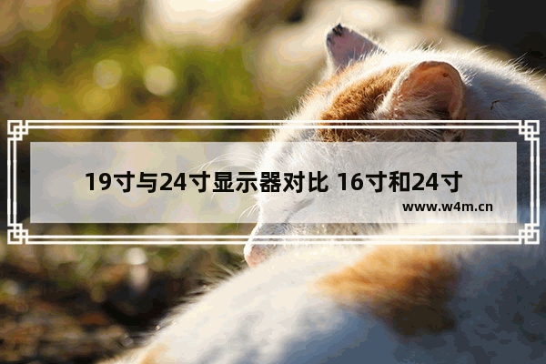 19寸与24寸显示器对比 16寸和24寸显示器对比