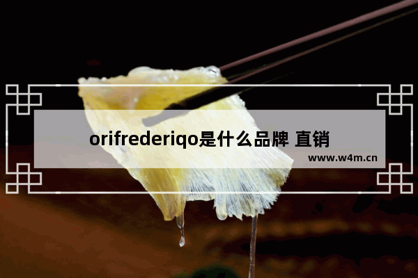 orifrederiqo是什么品牌 直销电脑品牌