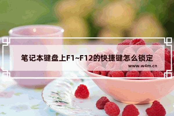 笔记本键盘上F1~F12的快捷键怎么锁定 笔记本电脑键盘锁快捷键