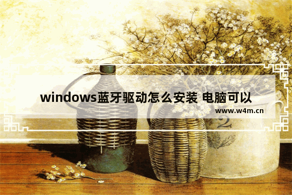 windows蓝牙驱动怎么安装 电脑可以安装蓝牙驱动吗