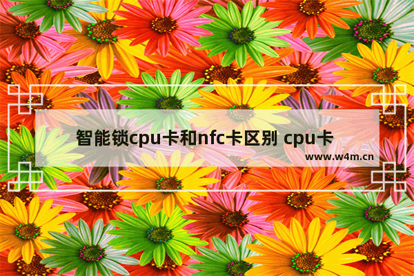 智能锁cpu卡和nfc卡区别 cpu卡 加密