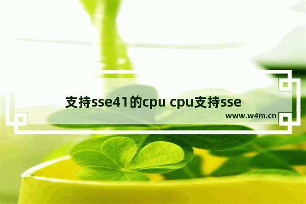 支持sse41的cpu cpu支持sse