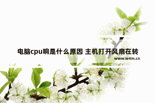 电脑cpu响是什么原因 主机打开风扇在转为什么打开电脑显示CPUFANERRO