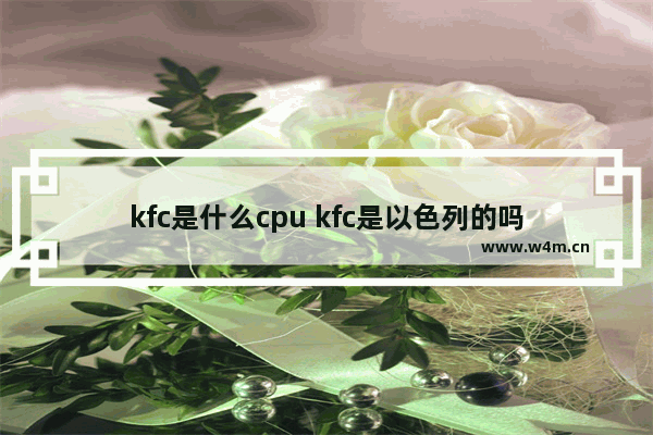 kfc是什么cpu kfc是以色列的吗