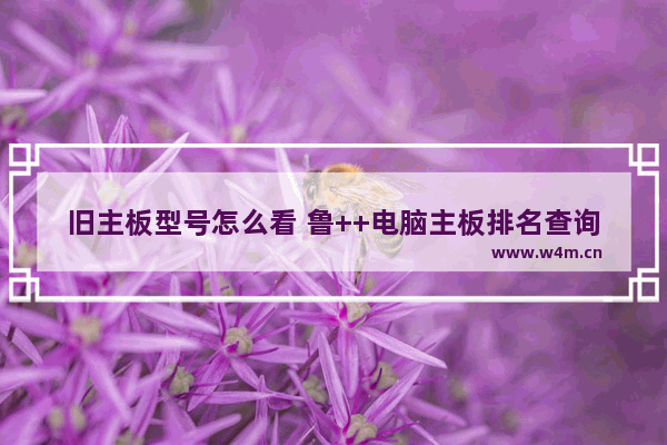 旧主板型号怎么看 鲁++电脑主板排名查询