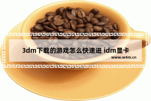 3dm下载的游戏怎么快速进 idm显卡