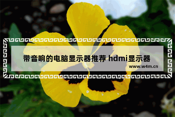 带音响的电脑显示器推荐 hdmi显示器 音响