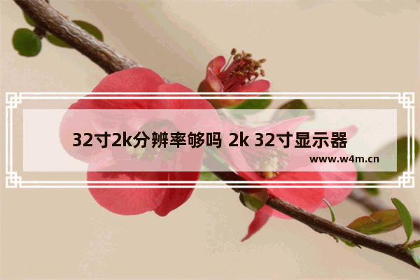 32寸2k分辨率够吗 2k 32寸显示器