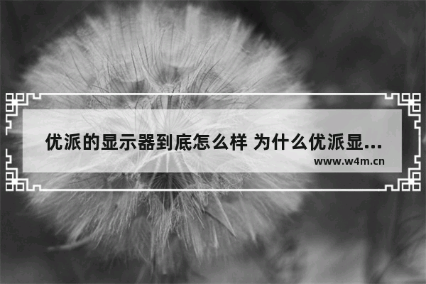 优派的显示器到底怎么样 为什么优派显示器那么便宜