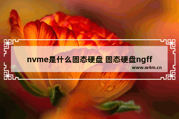 nvme是什么固态硬盘 固态硬盘ngff和nvme接口通用吗