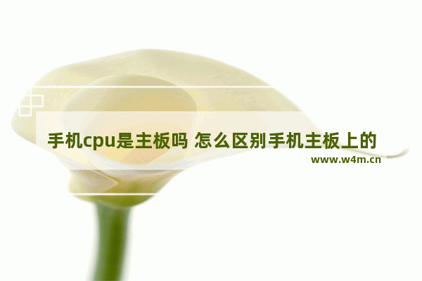 手机cpu是主板吗 怎么区别手机主板上的cpu 字库 电源的ic