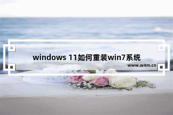 windows 11如何重装win7系统 笔记本电脑系统盘安装win7系统