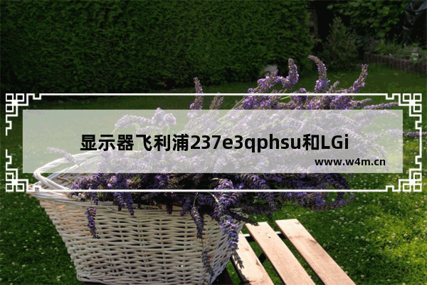 显示器飞利浦237e3qphsu和LGips-226V哪个好 飞利浦 lg 显示器