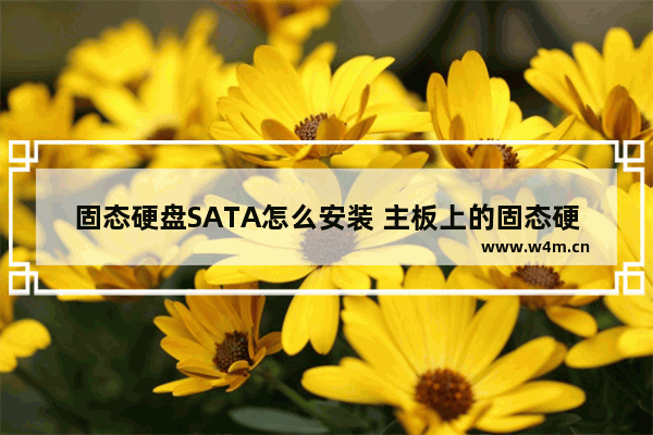 固态硬盘SATA怎么安装 主板上的固态硬盘可以随便装吗