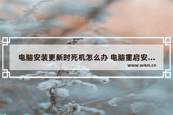 电脑安装更新时死机怎么办 电脑重启安装更新卡住怎么办