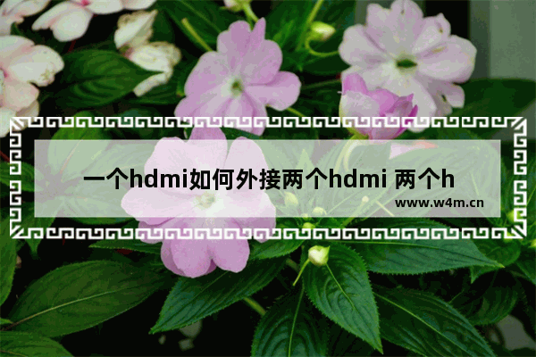 一个hdmi如何外接两个hdmi 两个hdmi显示器