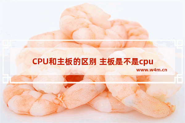 CPU和主板的区别 主板是不是cpu