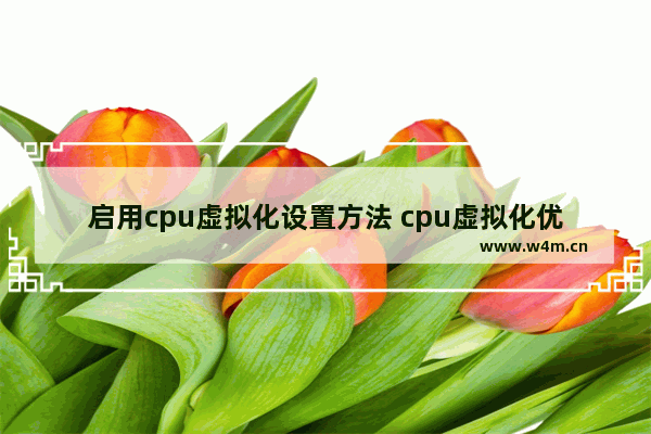 启用cpu虚拟化设置方法 cpu虚拟化优缺点