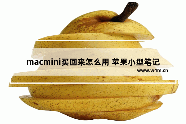 macmini买回来怎么用 苹果小型笔记本电脑