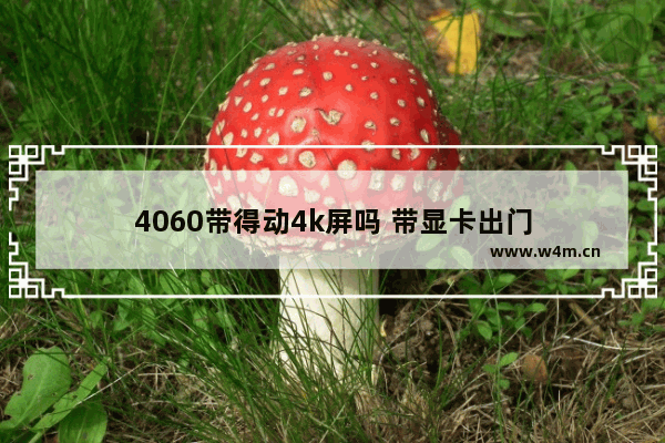 4060带得动4k屏吗 带显卡出门