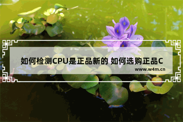 如何检测CPU是正品新的 如何选购正品CPU