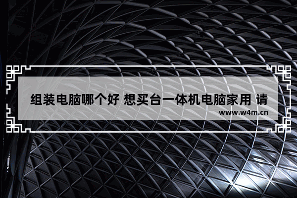 组装电脑哪个好 想买台一体机电脑家用 请问现在买什么品牌什么配置的好呢 是买品牌机好还是组装好呢 请业内人士指教