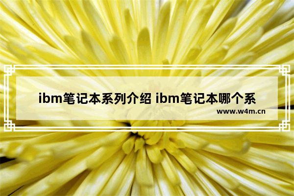 ibm笔记本系列介绍 ibm笔记本哪个系列小