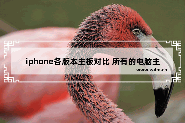 iphone各版本主板对比 所有的电脑主板都一样大吗