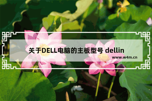 关于DELL电脑的主板型号 dellinspiron用什么主板