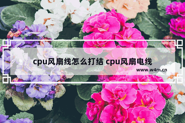 cpu风扇线怎么打结 cpu风扇电线