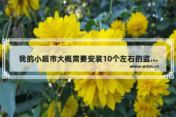 我的小超市大概需要安装10个左右的监控摄像机 没有电脑 大概需要多少钱 用什么样的摄像头较好 电脑装机很复杂吗 可不可以买配件回来自己装