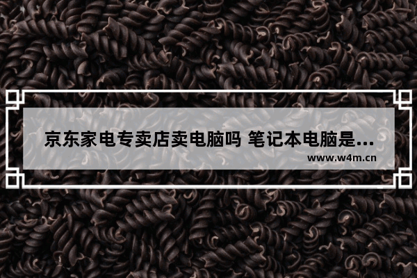 京东家电专卖店卖电脑吗 笔记本电脑是家电吗
