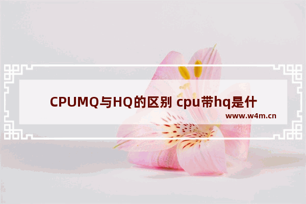 CPUMQ与HQ的区别 cpu带hq是什么意思