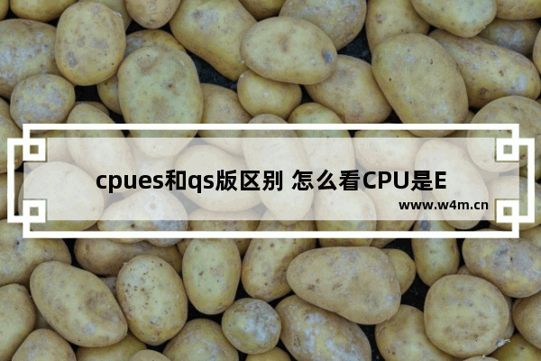 cpues和qs版区别 怎么看CPU是ES版 和QS版的