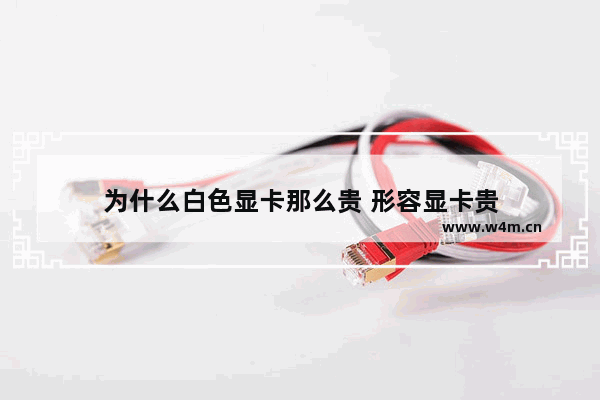 为什么白色显卡那么贵 形容显卡贵