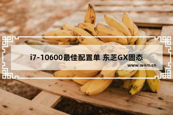 i7-10600最佳配置单 东芝GX固态硬盘