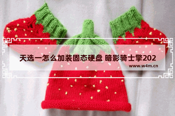 天选一怎么加装固态硬盘 暗影骑士擎2023怎么加装固态硬盘