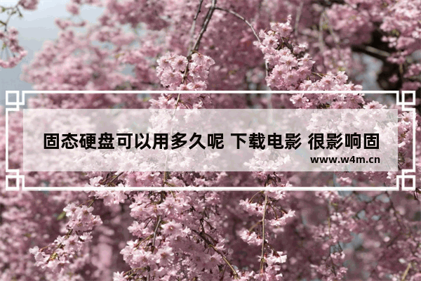 固态硬盘可以用多久呢 下载电影 很影响固态硬盘的寿命吗 固态硬盘行业研究