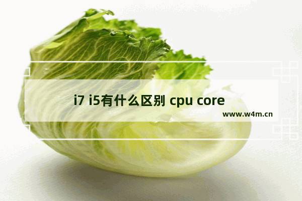 i7 i5有什么区别 cpu core i5