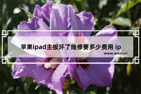 苹果ipad主板坏了维修要多少费用 ipad主板坏了保修期内需要收钱吗