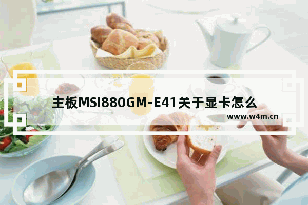 主板MSI880GM-E41关于显卡怎么配 显卡待机41