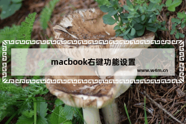 macbook右键功能设置