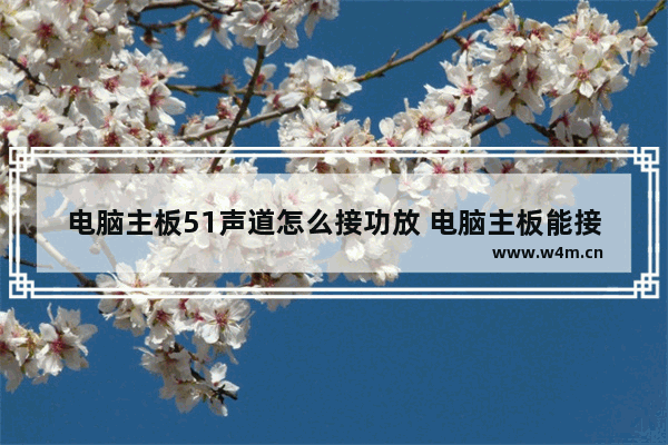 电脑主板51声道怎么接功放 电脑主板能接功放机吗