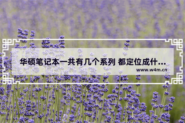 华硕笔记本一共有几个系列 都定位成什么的 华硕所有笔记本型号及价格