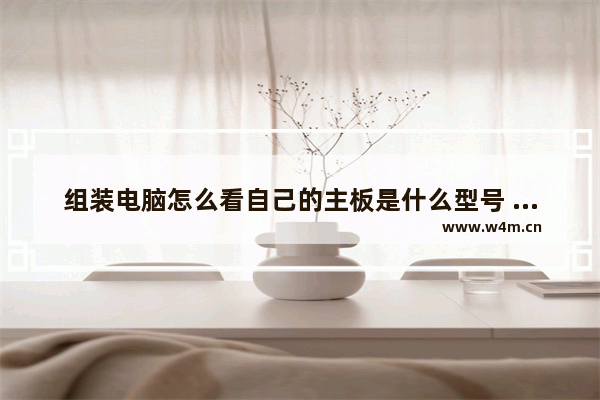 组装电脑怎么看自己的主板是什么型号 怎么从主板上看型号电脑