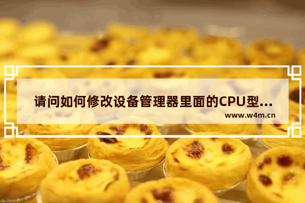 请问如何修改设备管理器里面的CPU型号和主频 CPU-Z里的步进和修订是什么意思